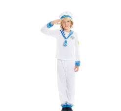 Costume da marinaio bianco anni '60 per bambino