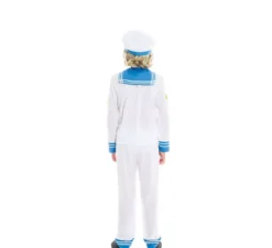 Costume da marinaio bianco anni '60 per bambino