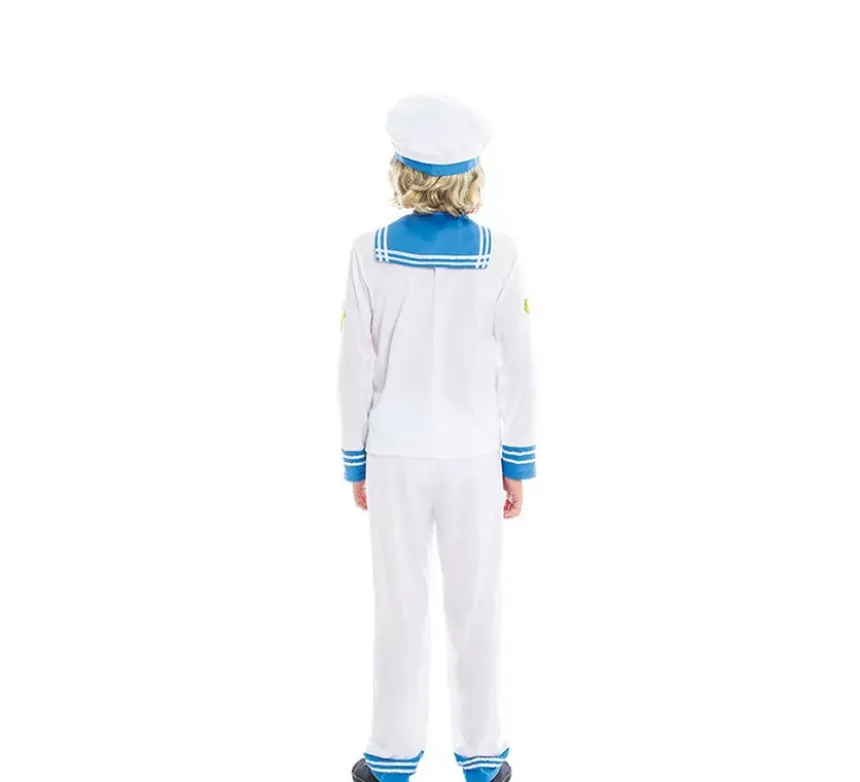 Costume da marinaio bianco anni '60 per bambino