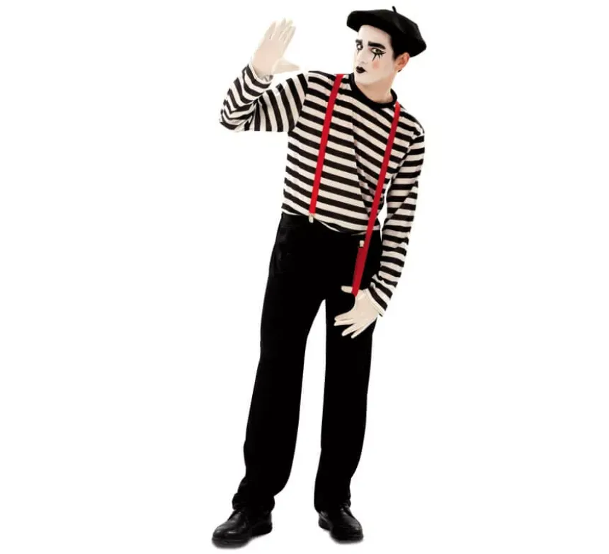 Costume da mimo per uomo taglia ml