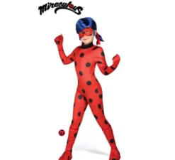 Costume da Miraculous Ladybug con parrucca per bambina