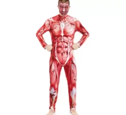 Costume da Modello Anatomico con Muscoli per Uomo