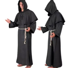 Costume da monaco scuro per uomo