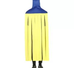 Costume da mop giallo e blu per adulti