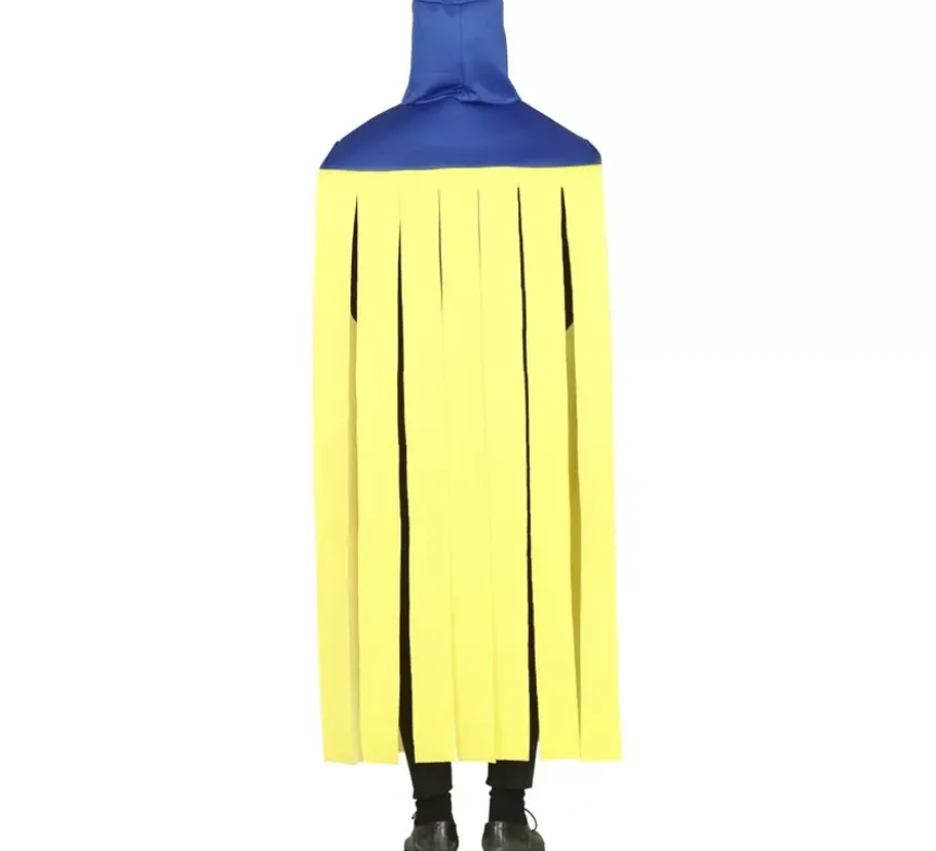 Costume da mop giallo e blu per adulti