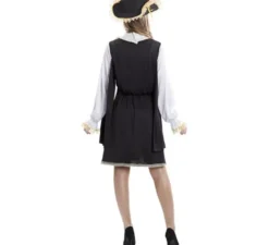 Costume da moschettiere blu per donna