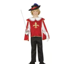 Costume da moschettiere rosso