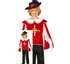 Costume da moschettiere rosso