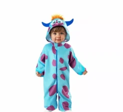 Costume da mostro blu per bambini