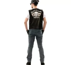 Costume da motociclista per un uomo