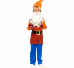 Costume da nano Biancaneve marrone per bambini