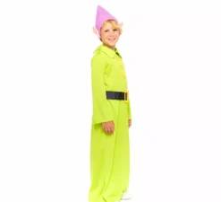 Costume da nano Biancaneve verde per bambini