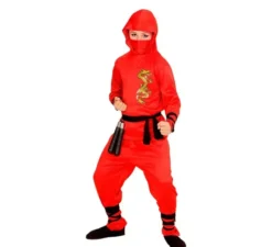 Costume da ninja drago rosso per bambini