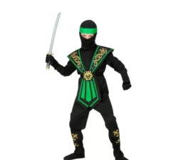 Costume da Ninja Kombat verde per bambino