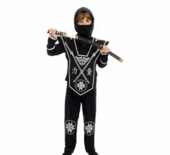 Costume da Ninja nero per bambino