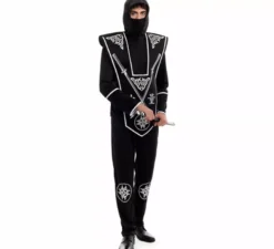 Costume da Ninja Nero per uomo