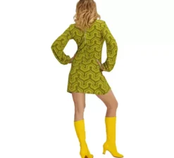 Costume da onde verdi anni '70 per donna