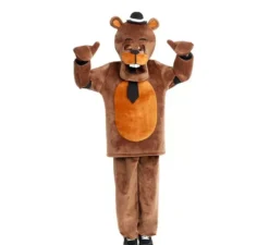 Costume da orsacchiotto spaventoso con guanti per bambino