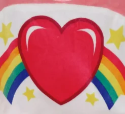 Costume da orso arcobaleno rosa baby