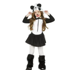 Costume da Orso Panda vanitosa per bambina