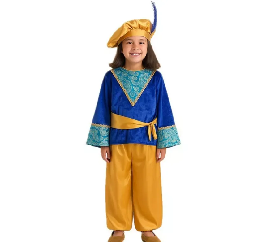Costume da paggio del re Melchiorre per bambino