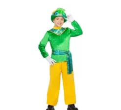 Costume da paggio reale verde per bambino
