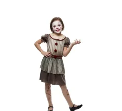 Costume da Pagliaccia del terrore per bambina