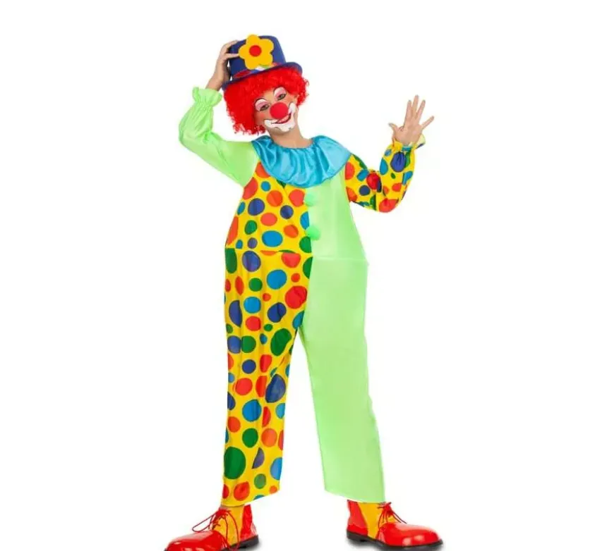 Costume da Pagliaccio con cerchio per bambino
