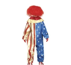 Costume da pagliaccio patriota malvagio per ragazzi