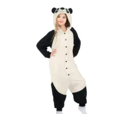 Costume da Panda Bear o Pigiama con cappuccio per bambini