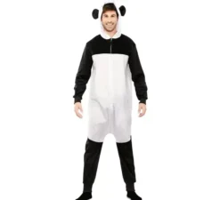 Costume da Panda Kugurumi con cappuccio e orecchie per adulto