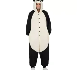 Costume da Panda o Pigiama con cappuccio per adulto