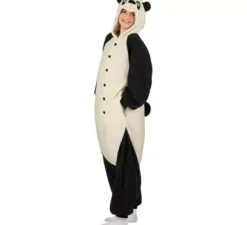 Costume da Panda o Pigiama con cappuccio per adulto