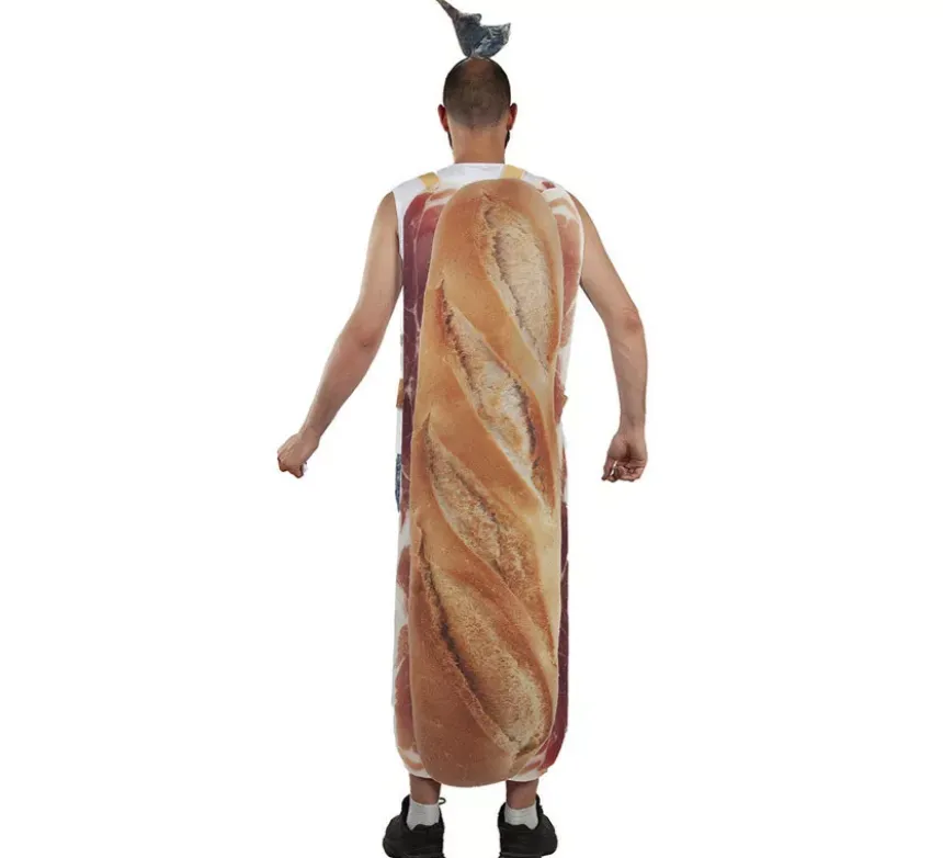 Costume da panino al prosciutto 130 cm. per adulti