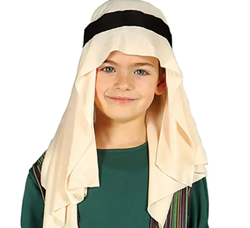 Costume da pastore ebraico verde per un ragazzo