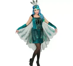 Costume da pavone per donna