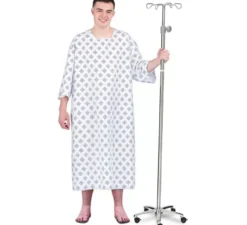 Costume da paziente ospedaliero con camice per uomo