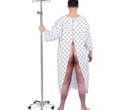 Costume da paziente ospedaliero con camice per uomo