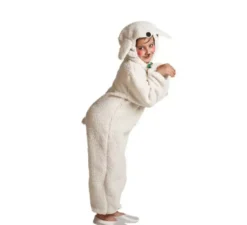 Costume da pecora bianca per bambini