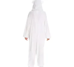 Costume da pigiama da orso polare adulto