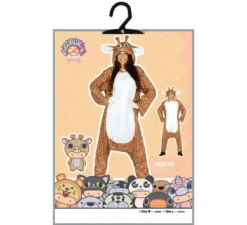 Costume da pigiama giraffa per adulti