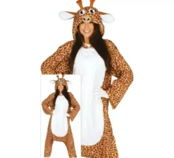 Costume da pigiama giraffa per adulti