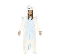 Costume da pigiama unicorno blu per bambini