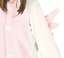 Costume da pigiama unicorno rosa perbambina