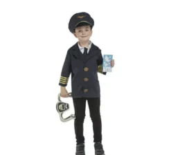 Costume da pilota con accessori per bambini