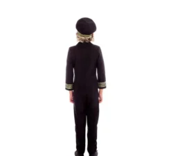 Costume da pilota da capitano di volo per bambino