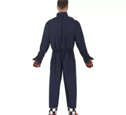 Costume da pilota di auto da corsa per uomo