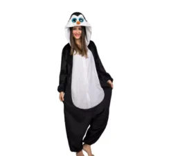 Costume da pinguino con grandi occhi per bambini
