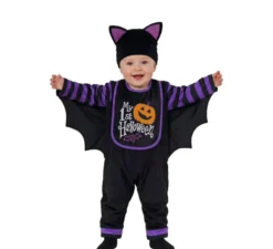 Costume da pipistrello di Halloween per il primo bambino