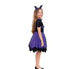 Costume da pipistrello lilla per bambina